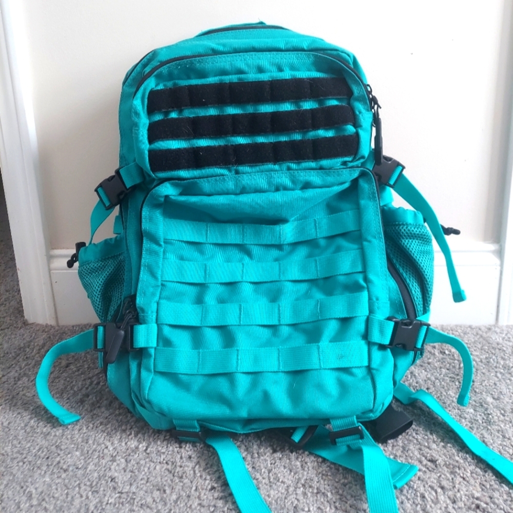 Teal Tactical Backpack